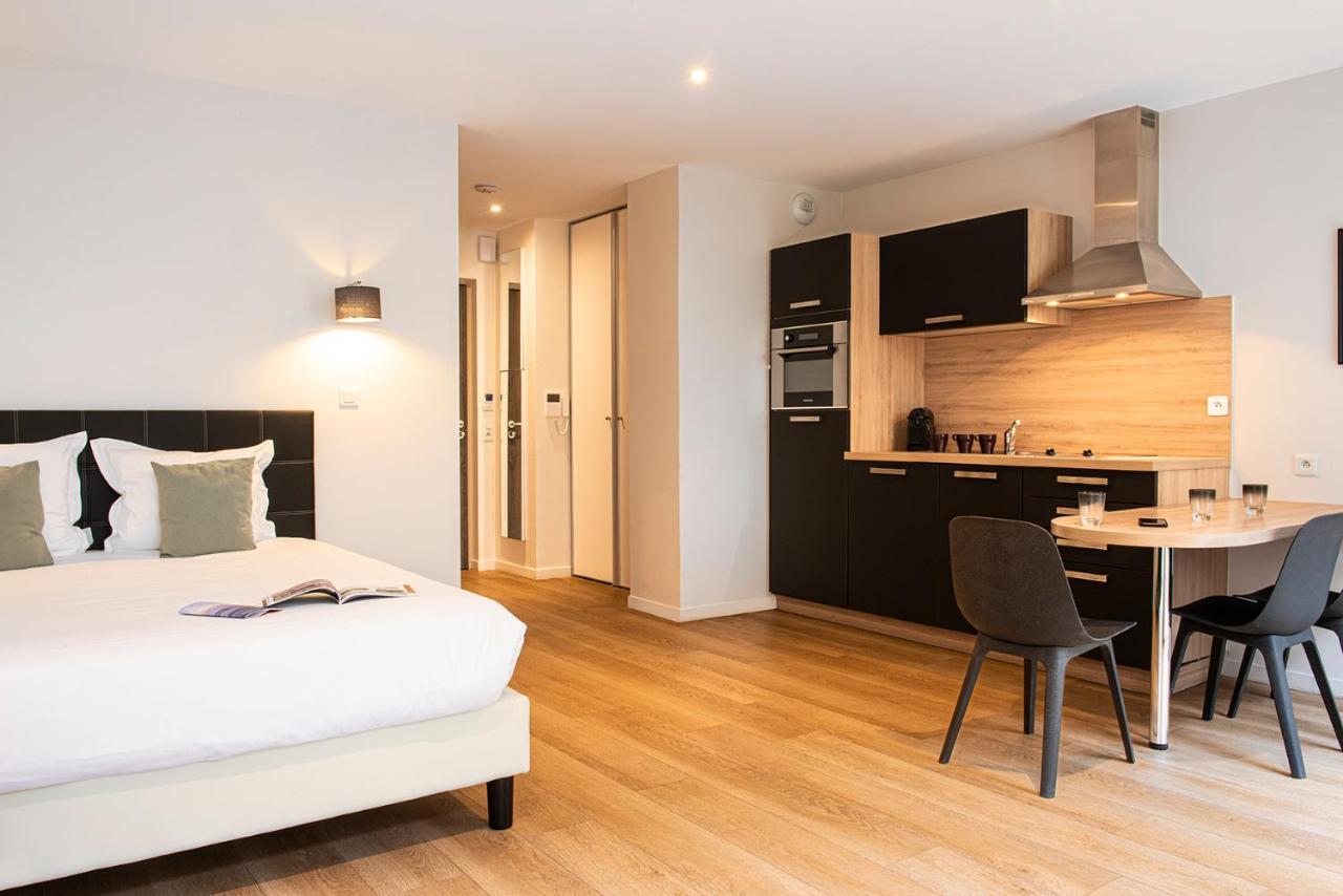 Les Maisons D'Eugene Appart'Hotel - Centre Historique Honfleur Luaran gambar