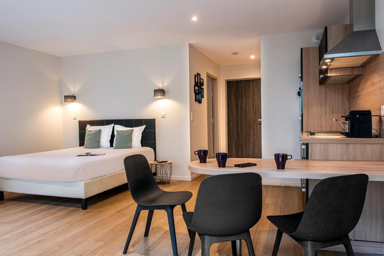 Les Maisons D'Eugene Appart'Hotel - Centre Historique Honfleur Luaran gambar
